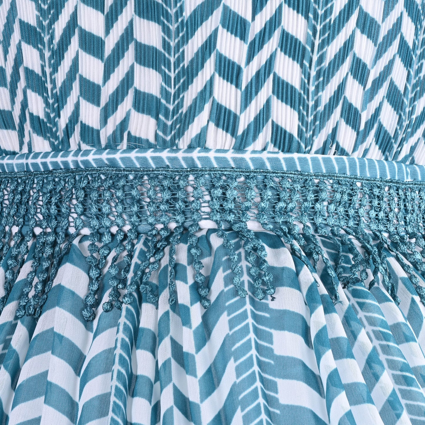 Girls Crochet Detail Chiffon Summer Dress