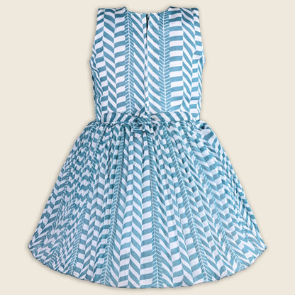 Girls Crochet Detail Chiffon Summer Dress