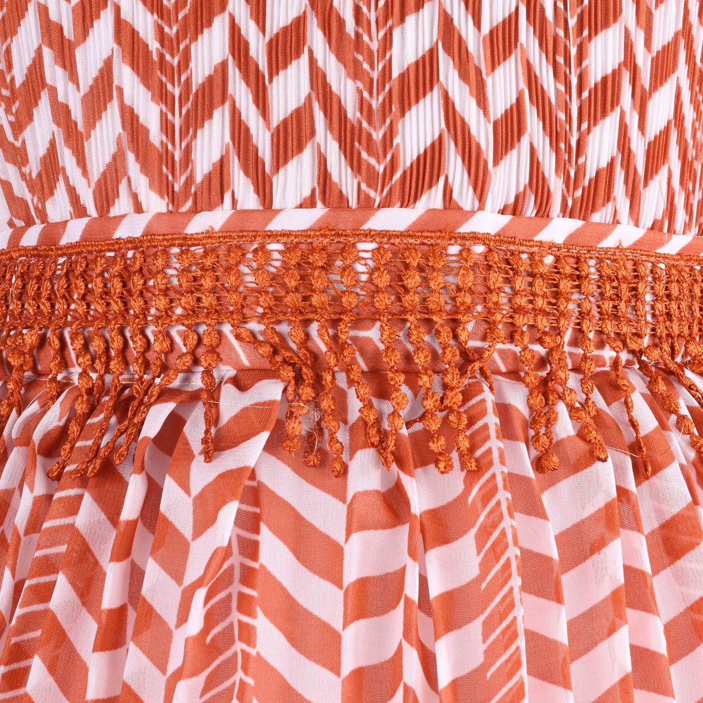 Girls Crochet Detail Chiffon Summer Dress