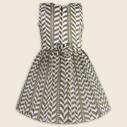Girls Crochet Detail Chiffon Summer Dress
