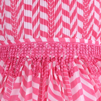 Girls Crochet Detail Chiffon Summer Dress