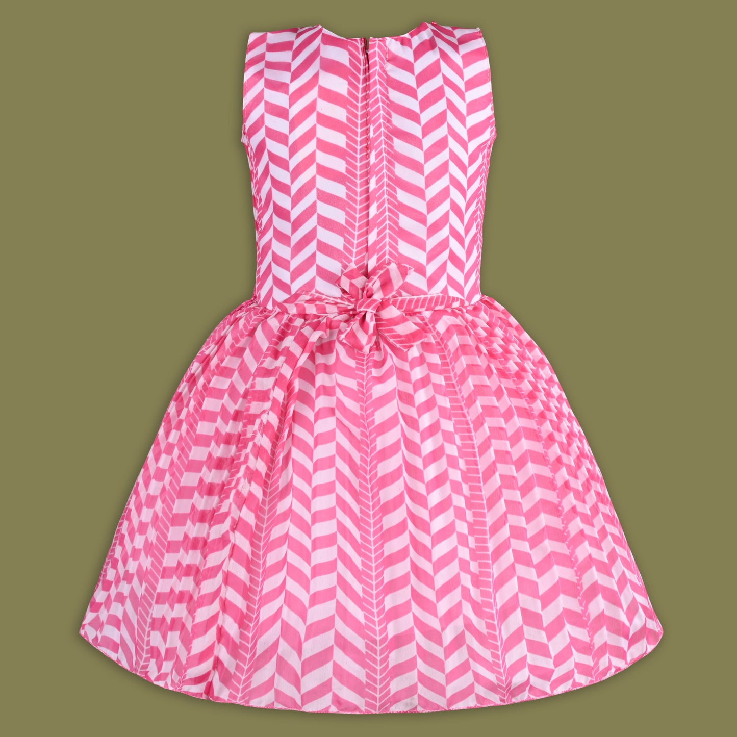 Girls Crochet Detail Chiffon Summer Dress