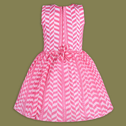 Girls Crochet Detail Chiffon Summer Dress