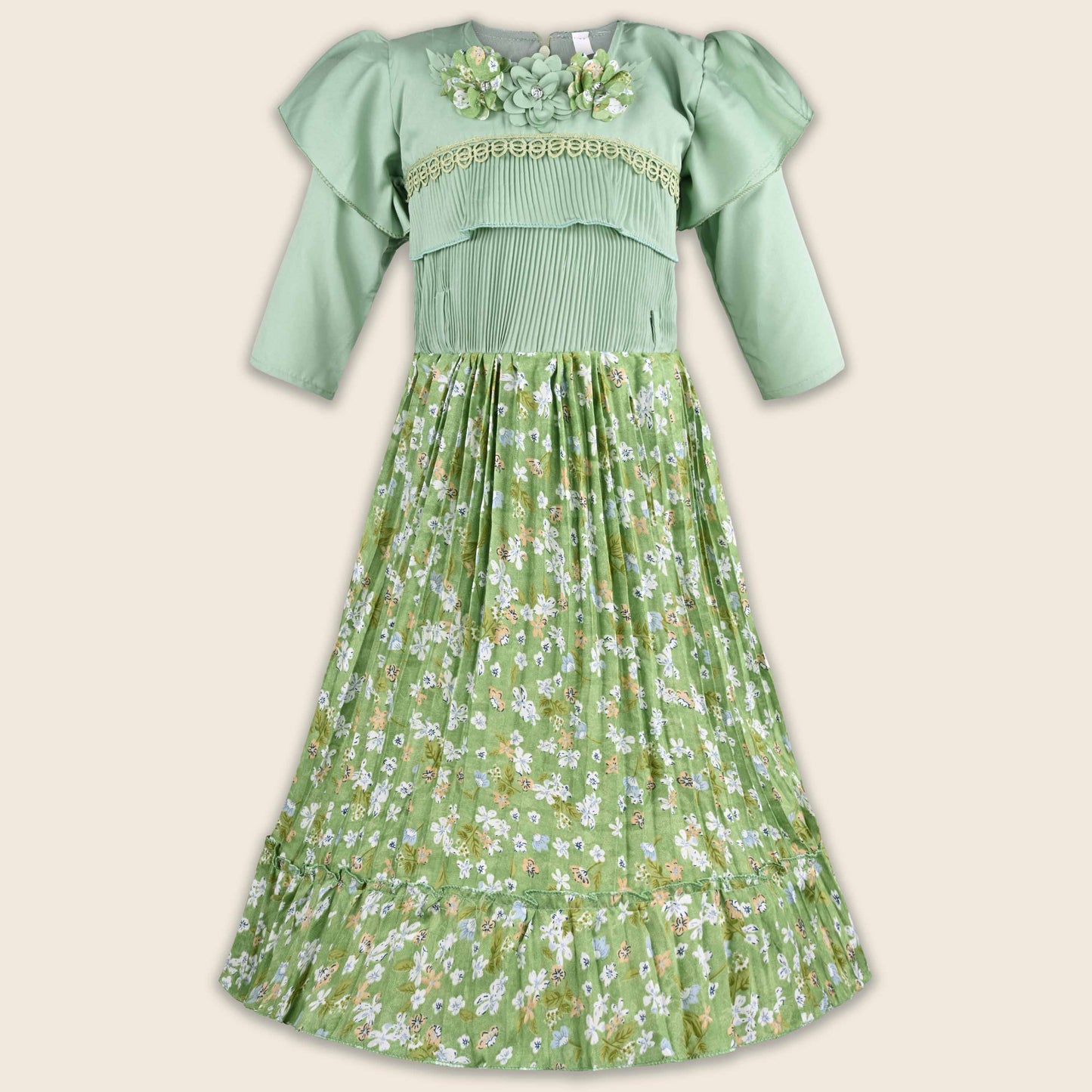 Buy Premium Baby Girls Floral Satin Summer Dress Online