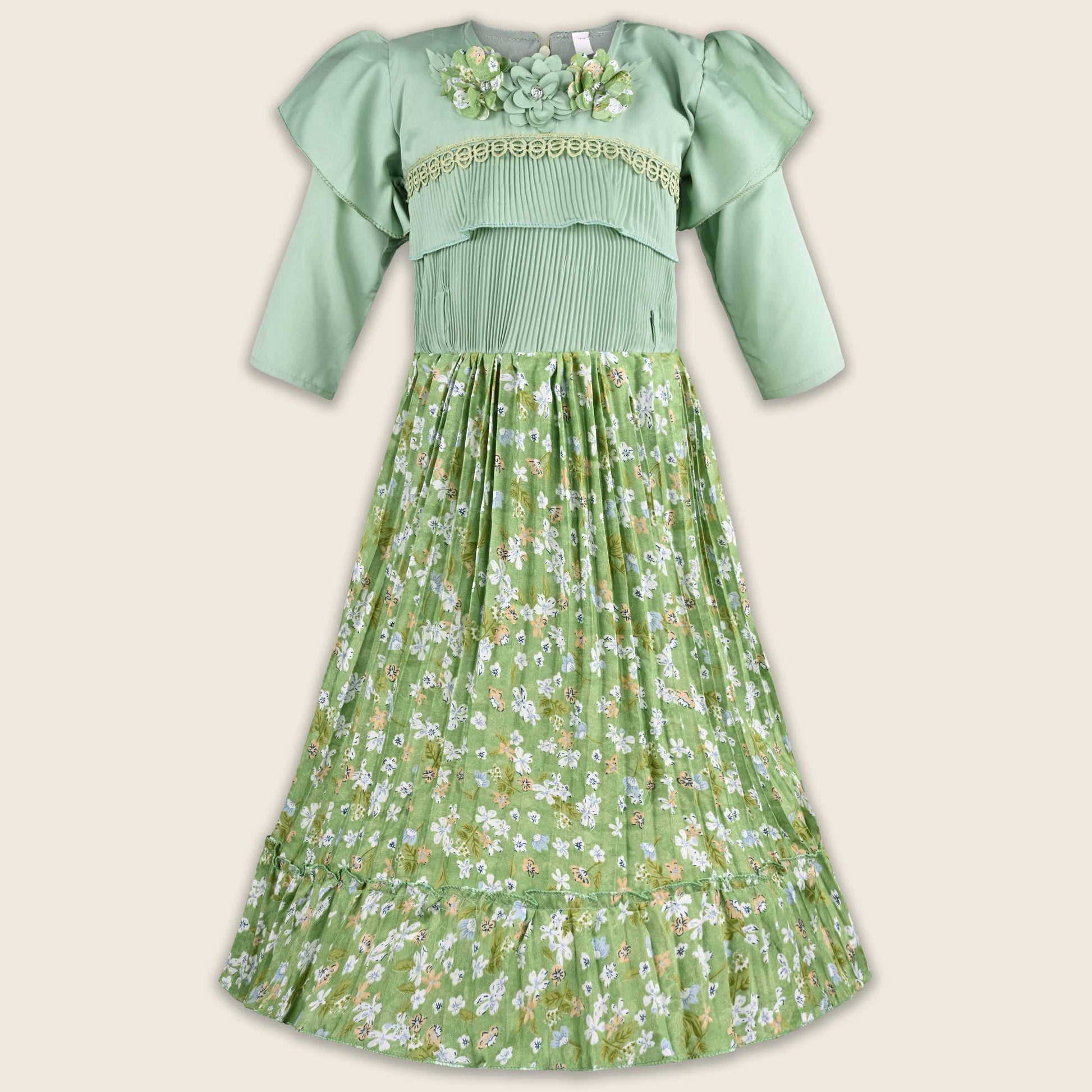 Buy Premium Baby Girls Floral Satin Summer Dress Online