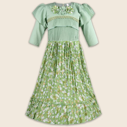 Buy Premium Baby Girls Floral Satin Summer Dress Online