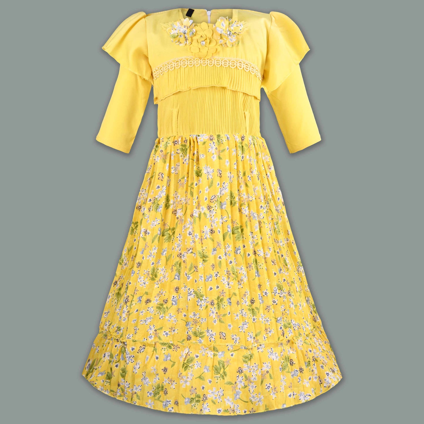 Buy Premium Baby Girls Floral Satin Summer Dress Online