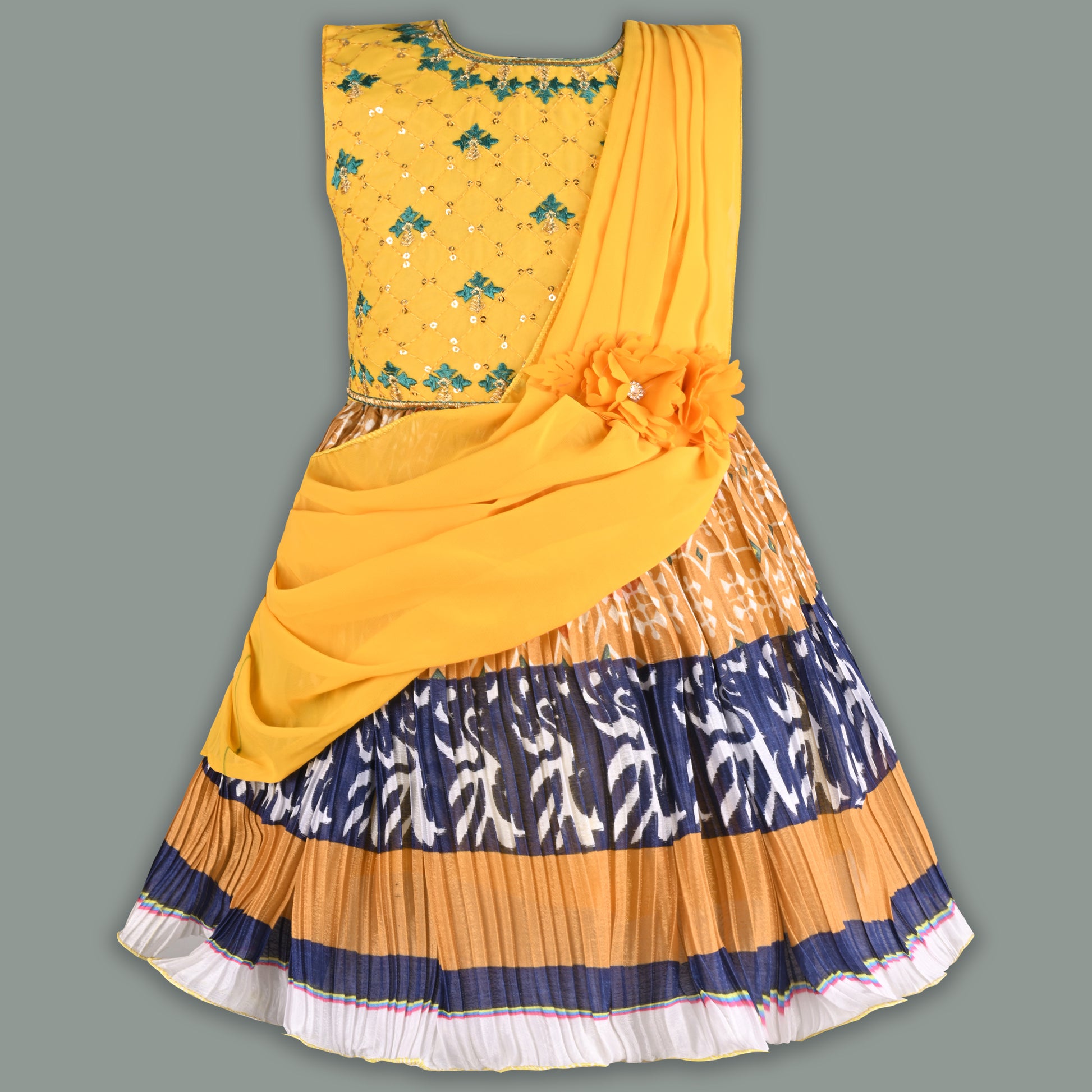Buy Premium Baby Girls Ethnic Georgette Dress Online