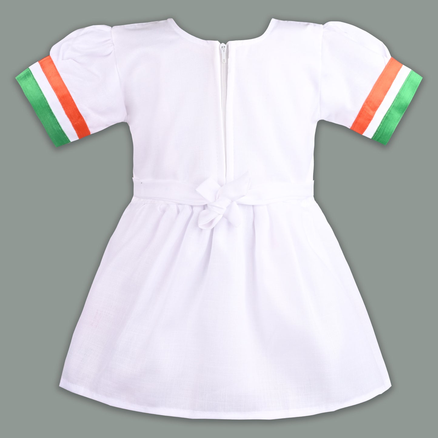 Baby Girls Indian Flag Dress Online | Tiranga Dress for Girl | Girls Tri Color Dress
