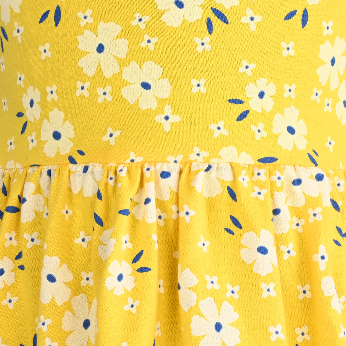 Girls Short Sleeve Fit and Flare Frock Dress