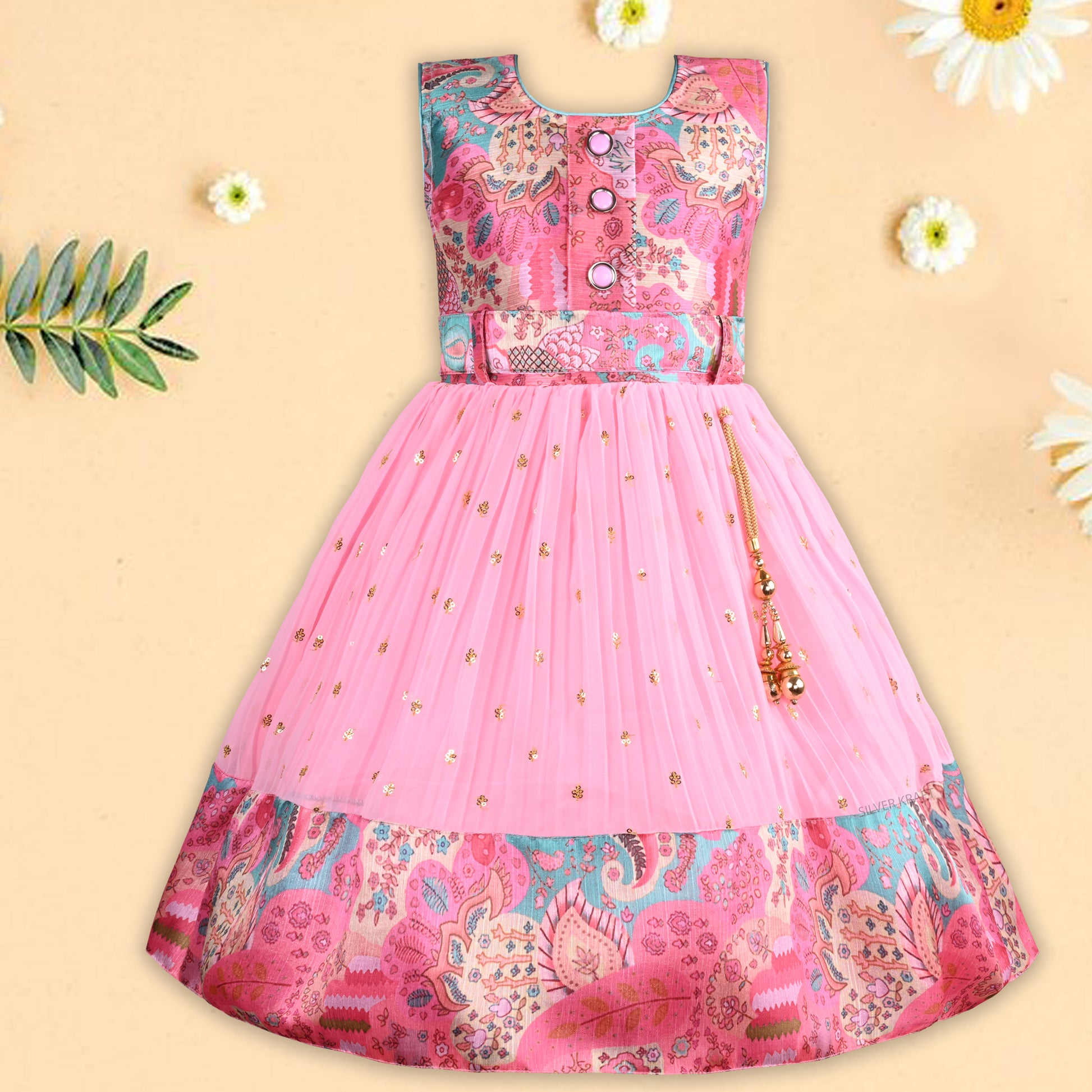 Girls Ethnic Frock Dress