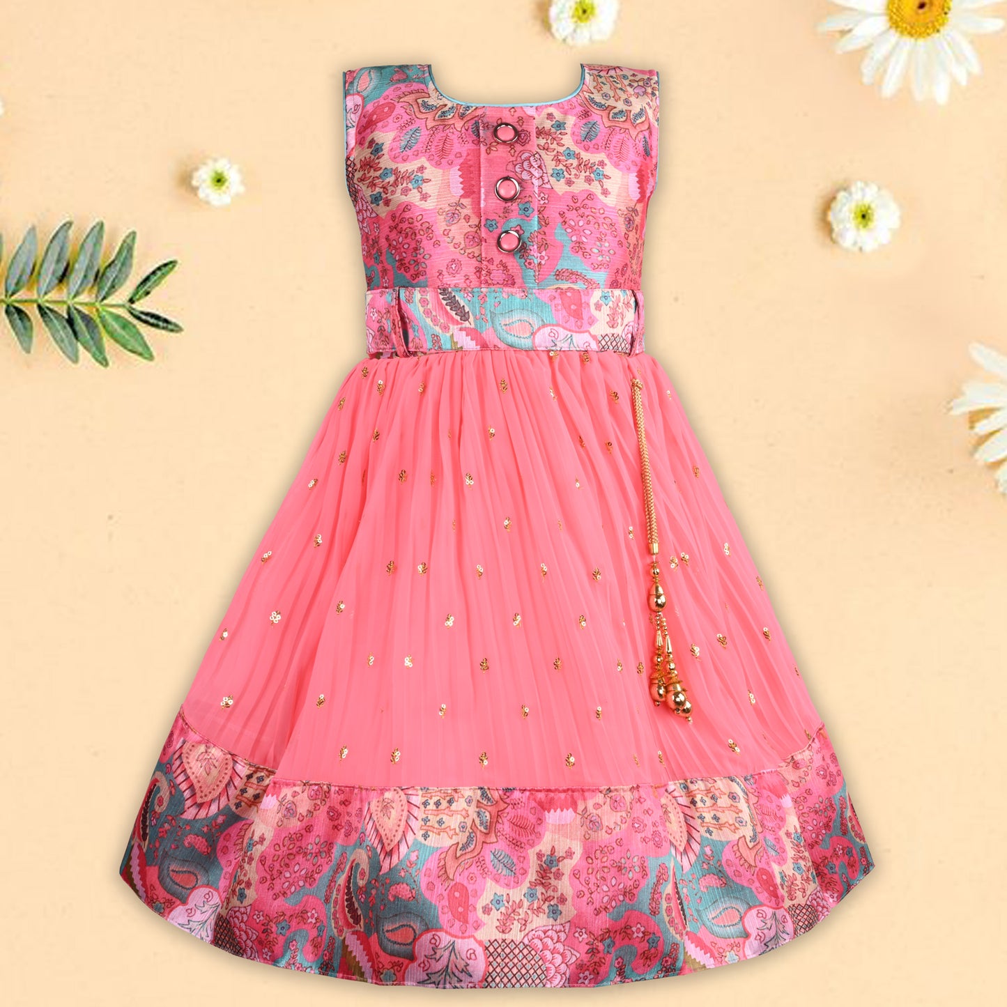 Girls Ethnic Frock Dress