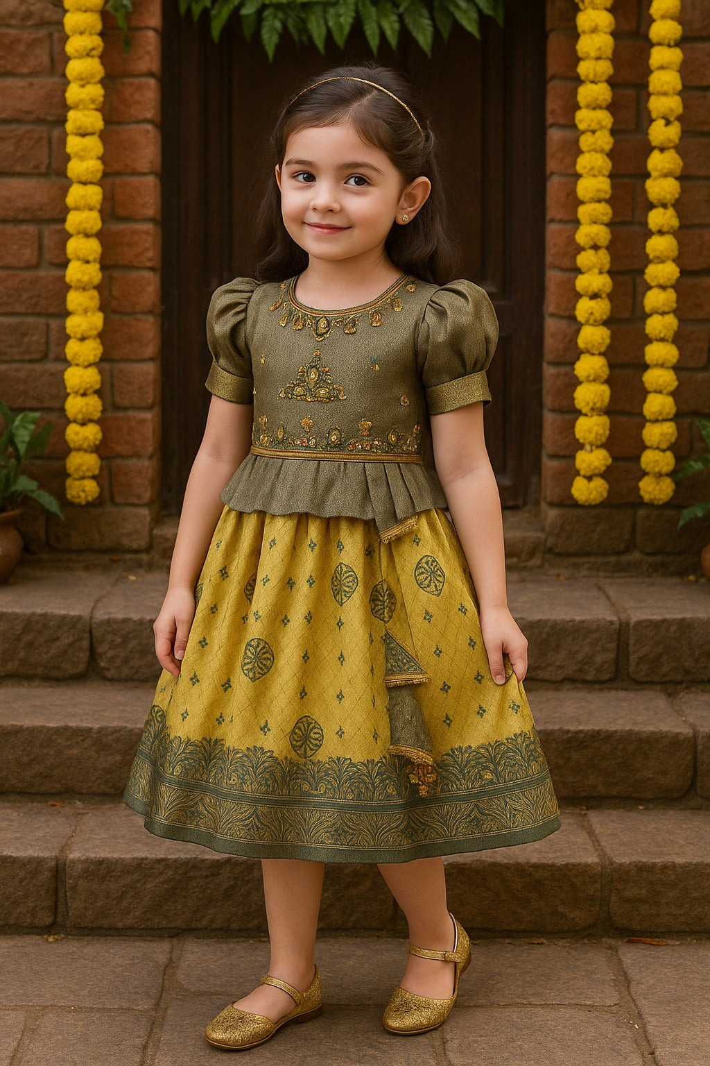 Buy Baby Girls Navratri & Diwali Dresses | Girls Ethnic Festive Frocks Online