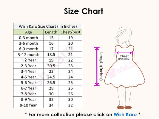 Wish Karo Baby girl Knee Length Frock Dress