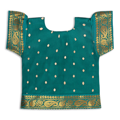 Girls Pattu Pavadai Art Silk Lehenga Choli – Traditional Stitched Ethnic Wear