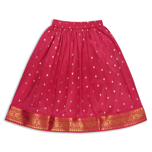 Girls Woven Design Pleated Skirt Set - Wish Karo - photo 1