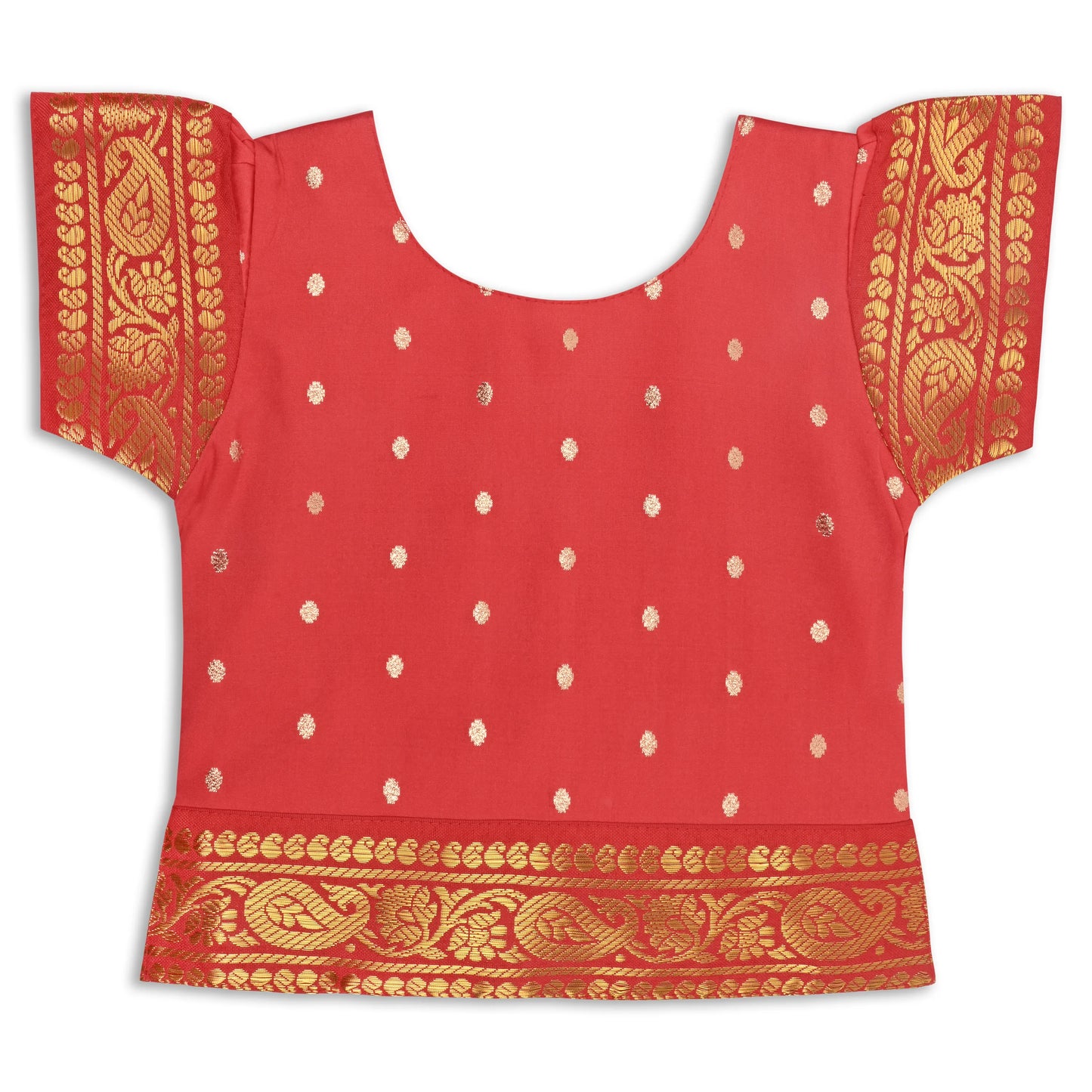 Girls Pattu Pavadai Art Silk Lehenga Choli – Traditional Stitched Ethnic Wear