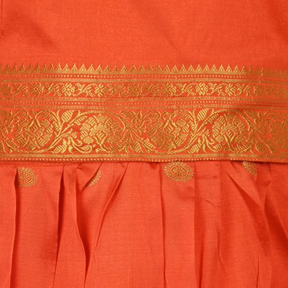 Buy Premium Baby Girls Ethnic Silk Pattu Pavadai Dress