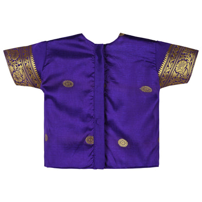 Baby Girls Ethnic Silk Pattu Pavadai Dress | Girls Lehenga Choli