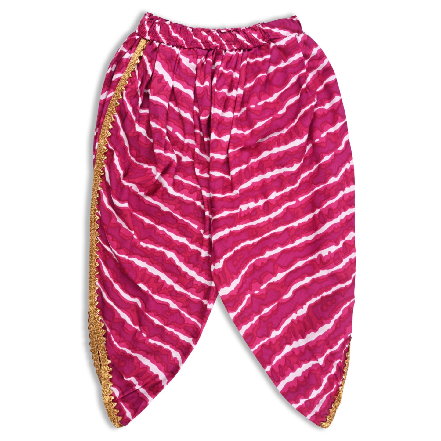 Girls Embroidered Dhoti Pant Set