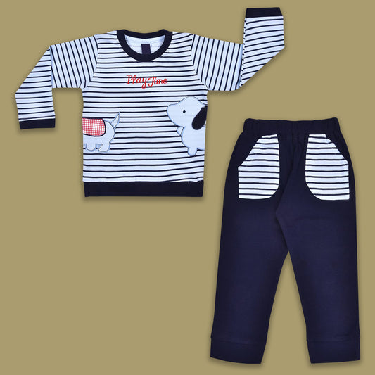 Wish Karo Cotton Clothing Set for Baby Boys hfs601blu