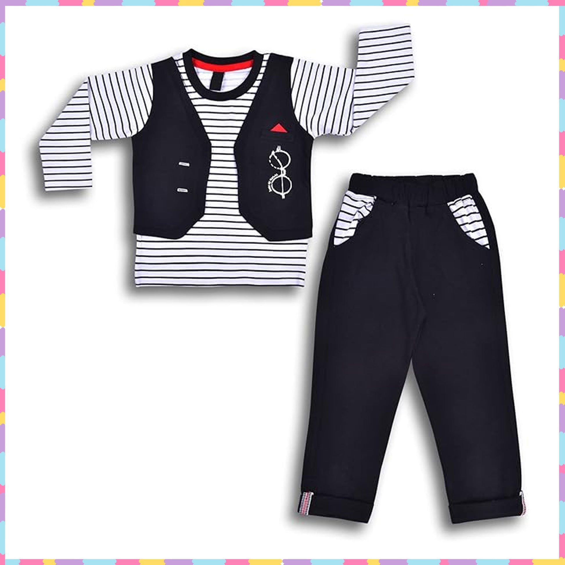 Cotton Clothing Set for Baby Boys | Boys Party Wear Online | Stylish Baby Boy Birthday Outfit