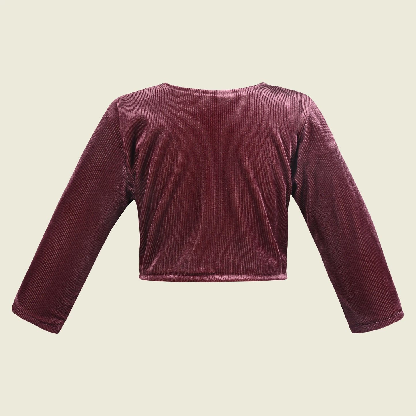 Baby Girls Velvet Party Wear Shrug | Stylish Bolero Jacket with Bow Brooch