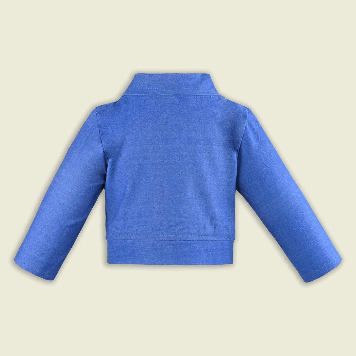 Baby Girls Denim Blend Shrug | Stylish Front-Button Jacket | Casual & Party Layering