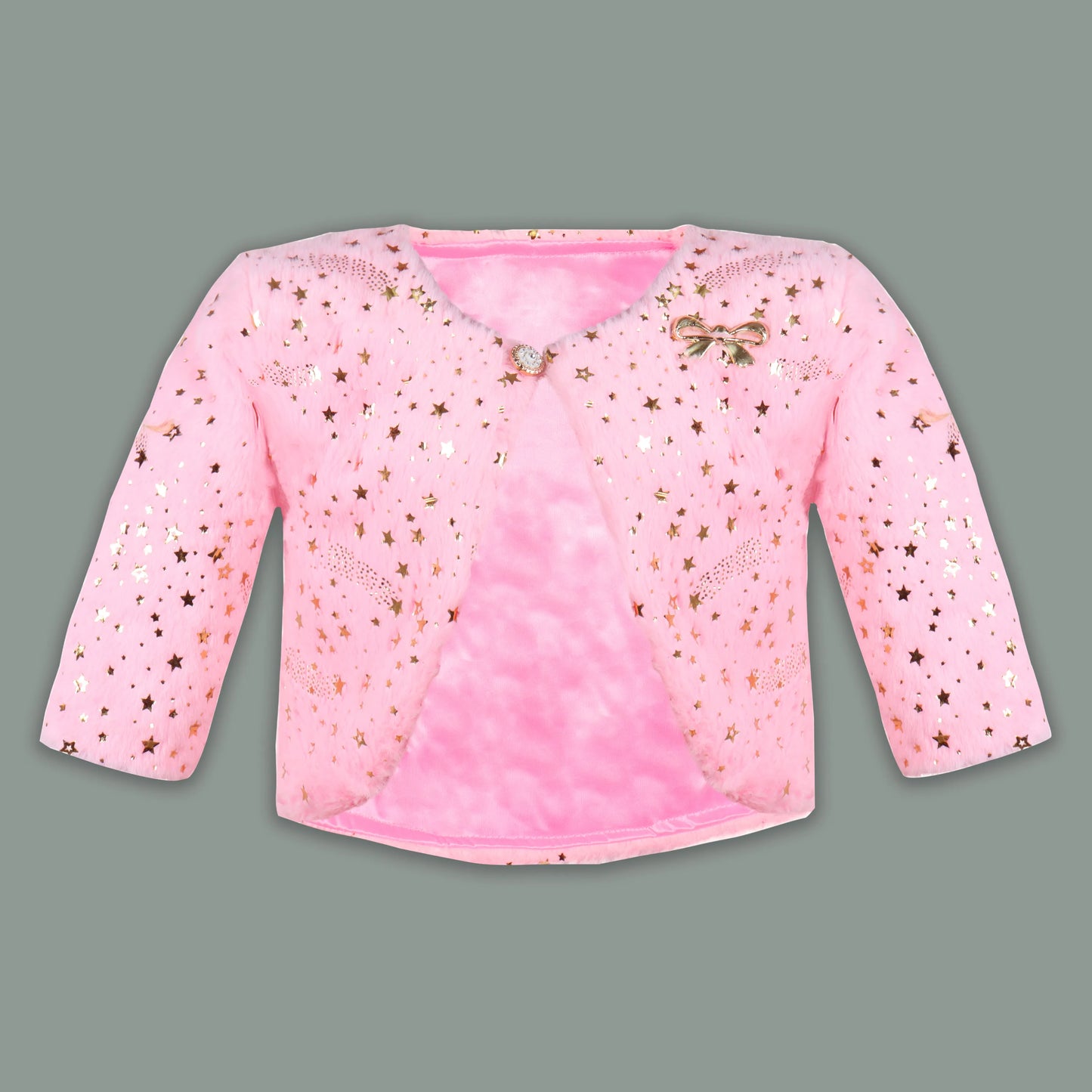 Stylish Premium Girls White Fur Shrug Jacket