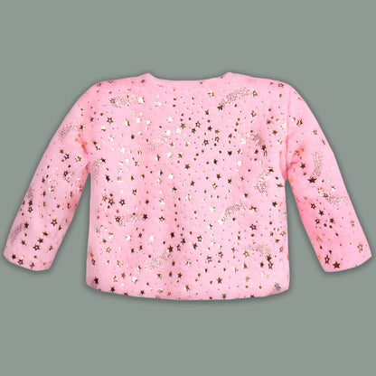 Stylish Premium Girls White Fur Shrug Jacket