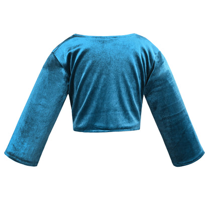 Baby Girls Satin Party Wear Shrug | Elegant Satin Jacket with Bow Brooch | Wedding & Festive Layering