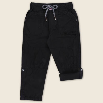 Boys Cotton Elastic Waist Casual Trouser