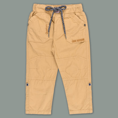 Boys Cotton Elastic Waist Casual Trouser