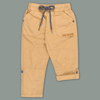 Boys Cotton Elastic Waist Casual Trouser