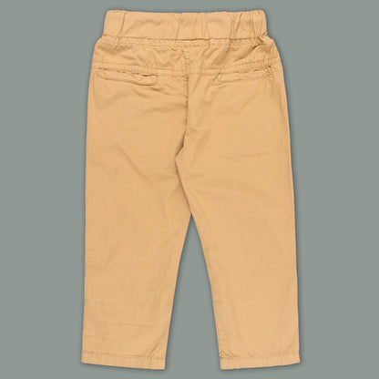 Boys Cotton Elastic Waist Casual Trouser