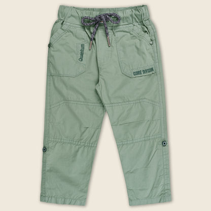 Boys Cotton Elastic Waist Casual Trouser