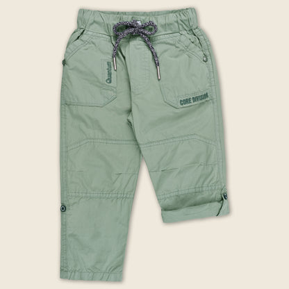 Boys Cotton Elastic Waist Casual Trouser