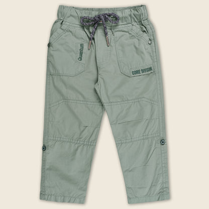 Boys Cotton Elastic Waist Casual Trouser