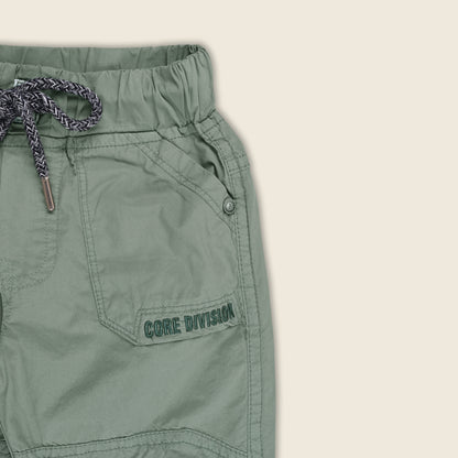 Boys Cotton Elastic Waist Casual Trouser