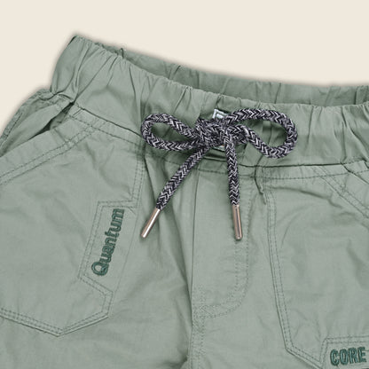 Boys Cotton Elastic Waist Casual Trouser