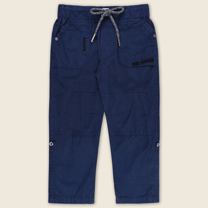 Boys Cotton Elastic Waist Casual Trouser