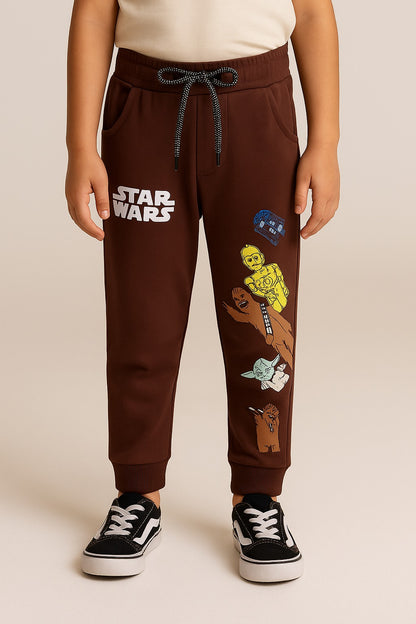 Boys Edgy Print Elastic Casual Jogger