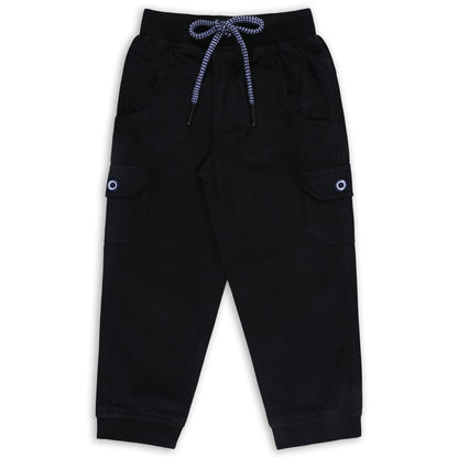 Boys Cotton Cargo Tapered Fit Trouser