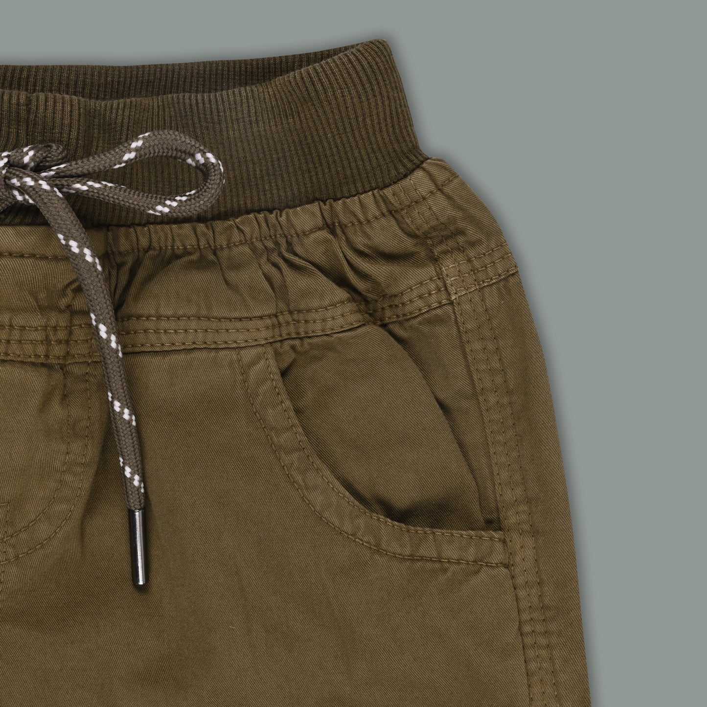 Boys Cotton Cargo Tapered Fit Trouser