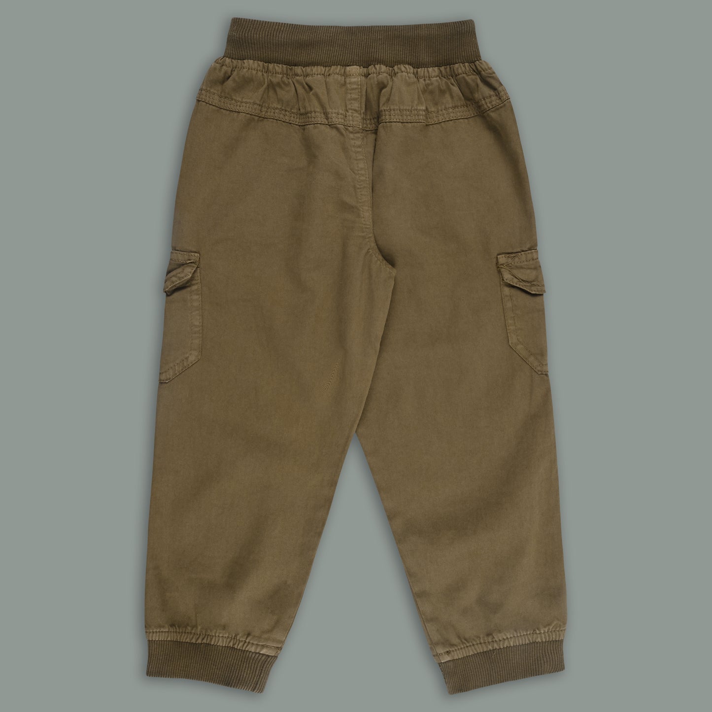 Boys Cotton Cargo Tapered Fit Trouser