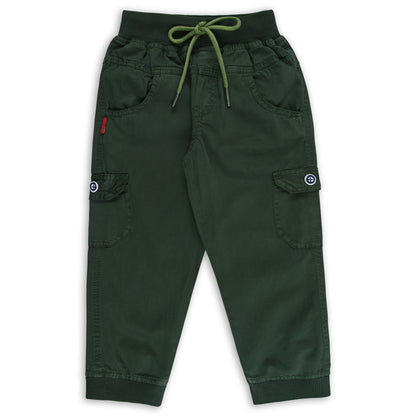 Boys Cotton Cargo Tapered Fit Trouser