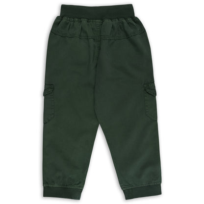 Boys Cotton Cargo Tapered Fit Trouser