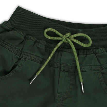Boys Cotton Cargo Tapered Fit Trouser