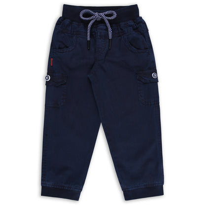 Boys Cotton Cargo Tapered Fit Trouser