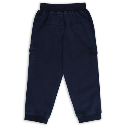 Boys Cotton Cargo Tapered Fit Trouser